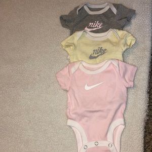 Newborn Nike onesies